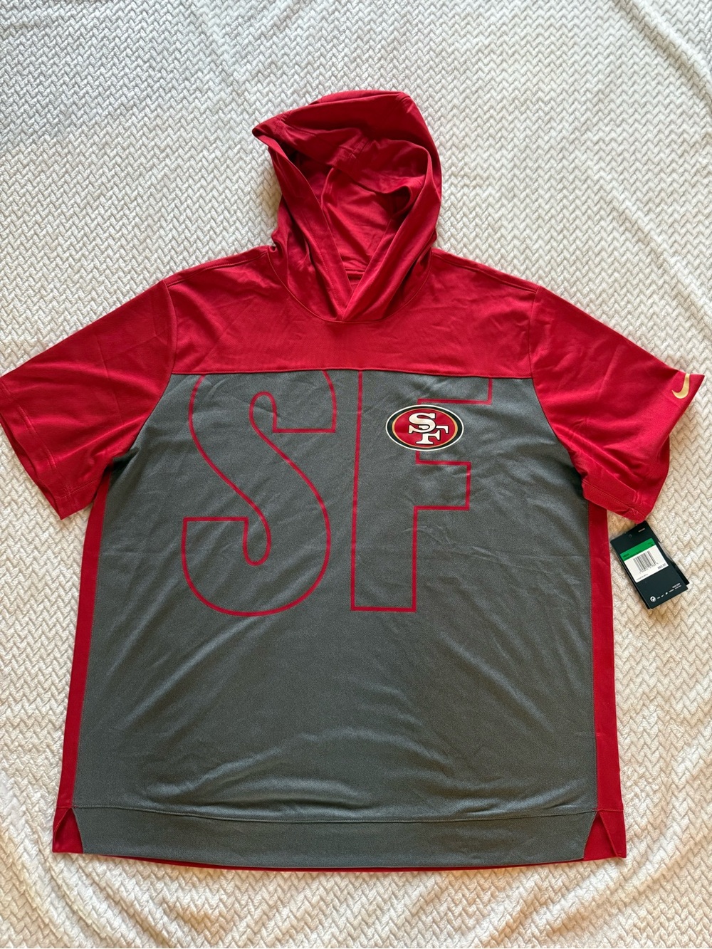NWT Men’s 49ers Short Sleeve Hoodie